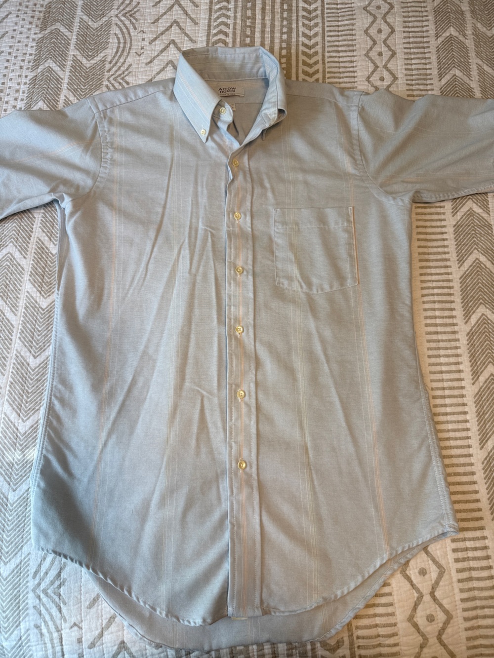 Arrow Light Blue Men's Button-Down Shirt